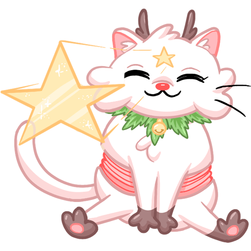VK Sticker New Year Kittyastrophe #4