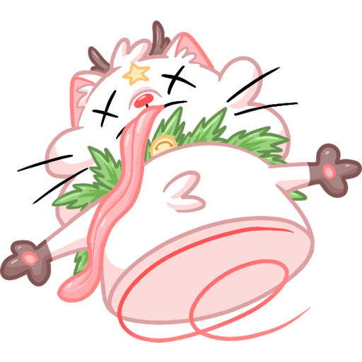 VK Sticker New Year Kittyastrophe #15