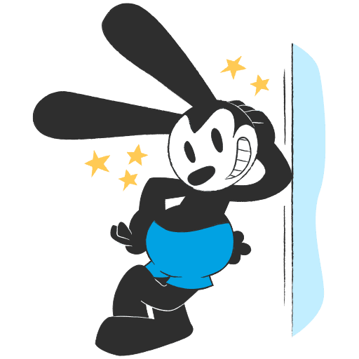 VK Sticker Oswald the Lucky Rabbit #14