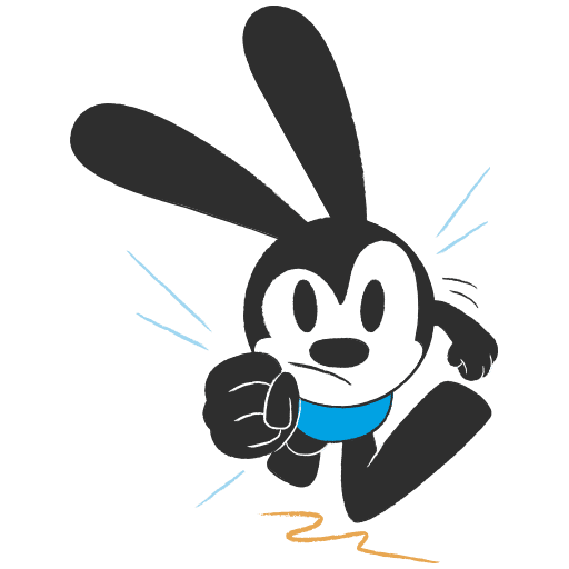 VK Sticker Oswald the Lucky Rabbit #20
