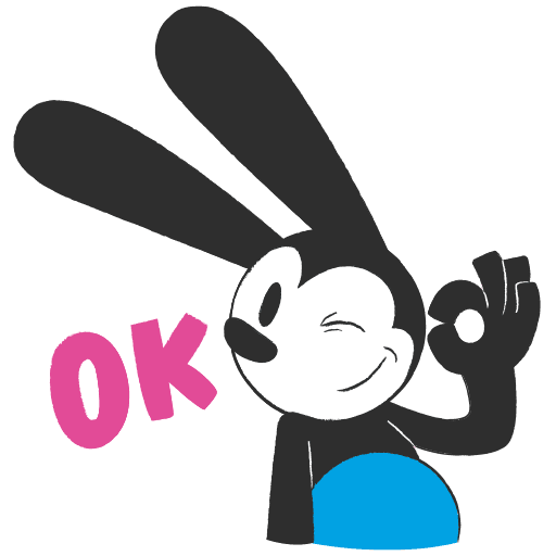 VK Sticker Oswald the Lucky Rabbit #22