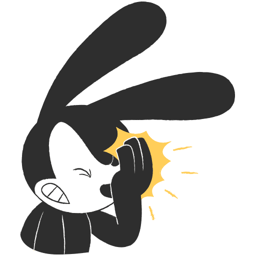 VK Sticker Oswald the Lucky Rabbit #28