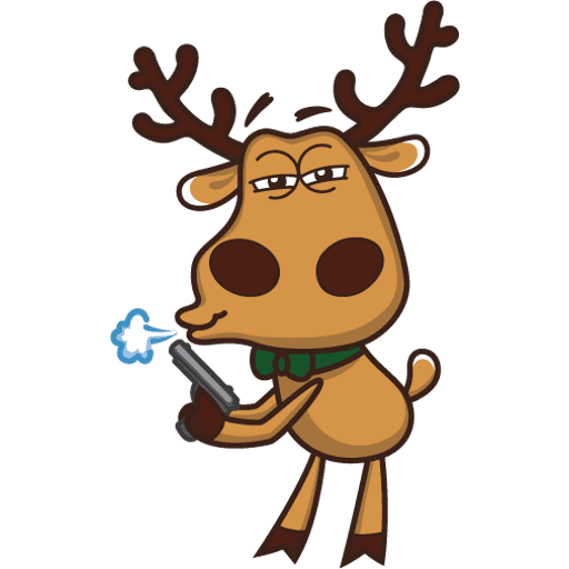 VK Sticker The Deer #12