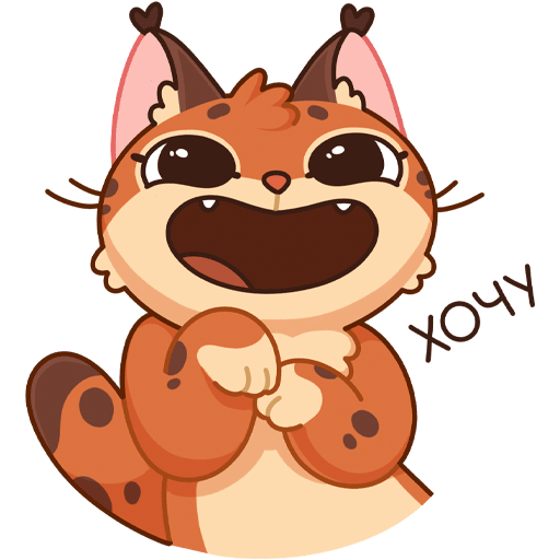 VK Sticker Ozonchik the Little Lynx #8