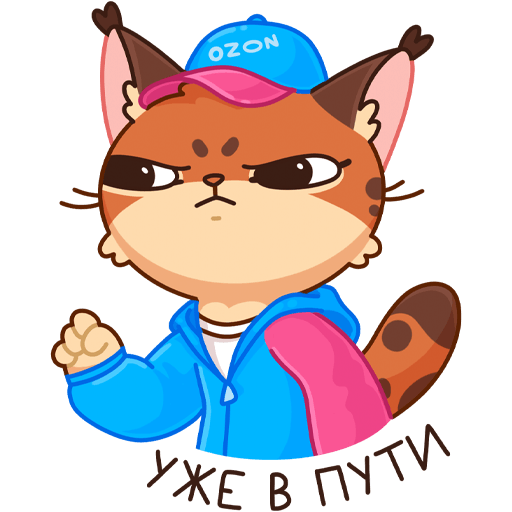 VK Sticker Ozonchik the Little Lynx #13