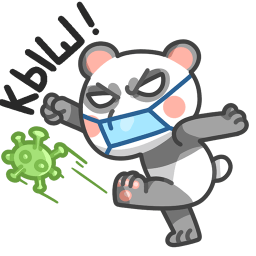 VK Sticker Panda Mia #6