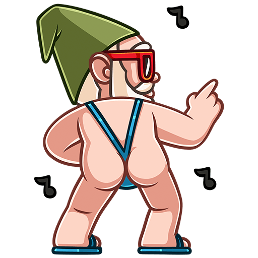 VK Sticker Papa Gnome #8