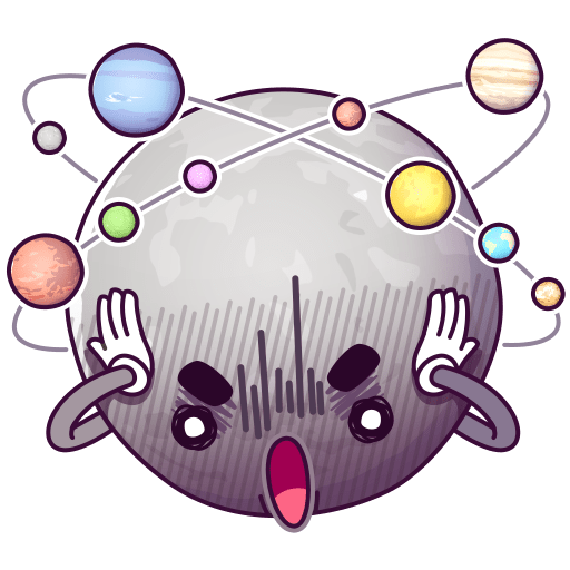 VK Sticker Parade of Planets #10