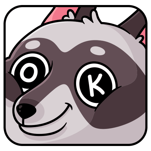 VK Sticker Pilfy the Raccoon #7