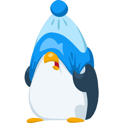 VK Sticker George the Penguin #13