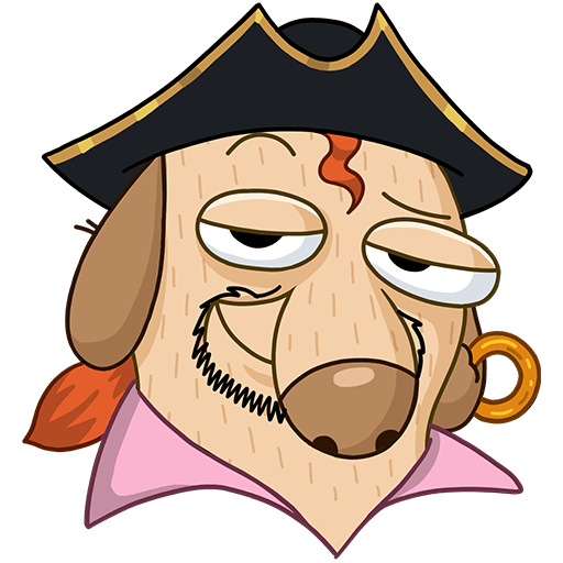 VK Sticker Pirate Diggy #3