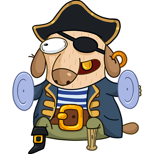 VK Sticker Pirate Diggy #16