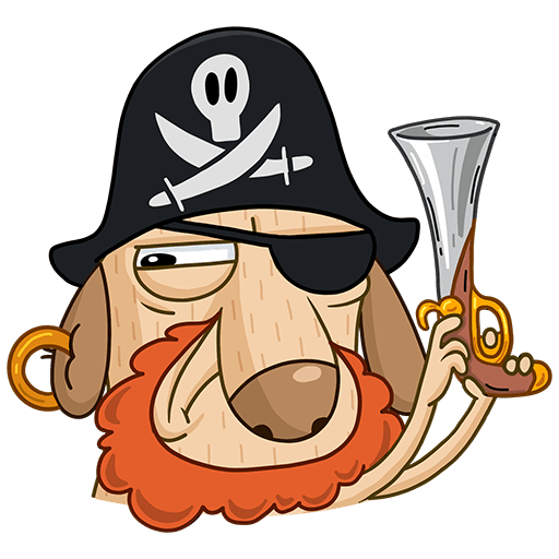 VK Sticker Pirate Diggy #28