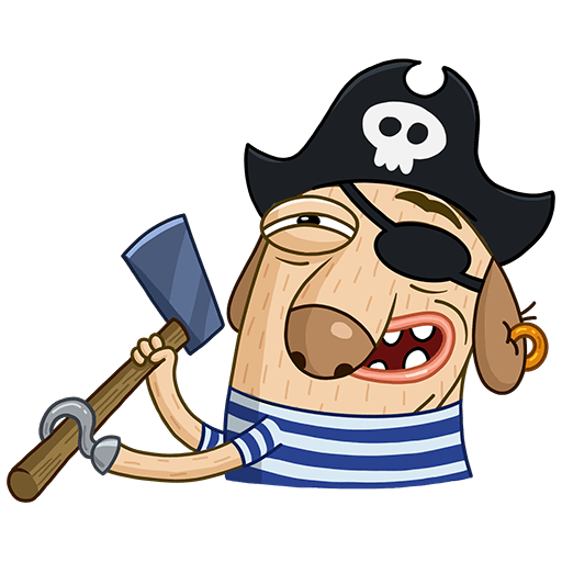 VK Sticker Pirate Diggy #30