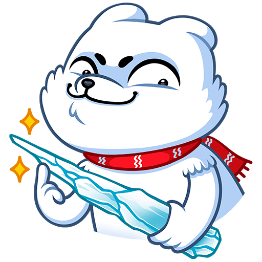 VK Sticker Polar Misha #31