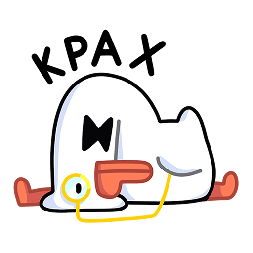 VK Sticker Polite Goose #29