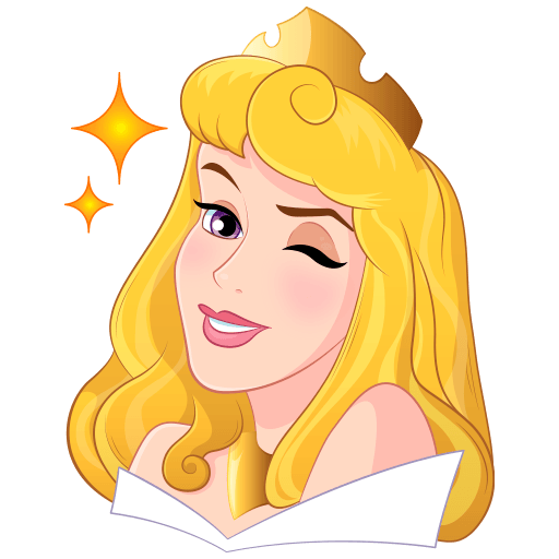 VK Sticker Princess Aurora #6
