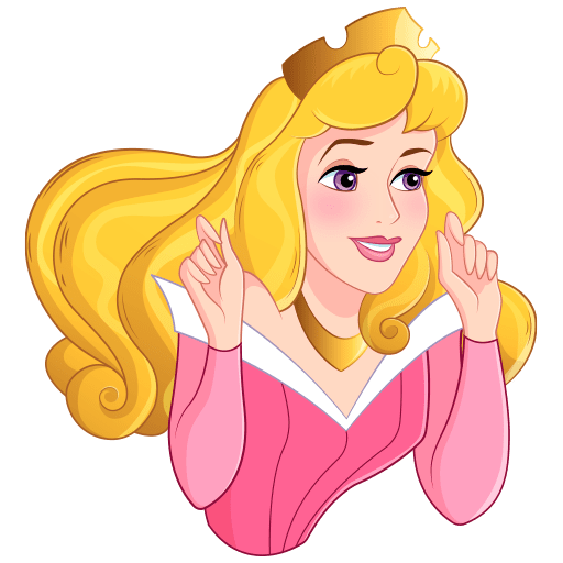 VK Sticker Princess Aurora #8