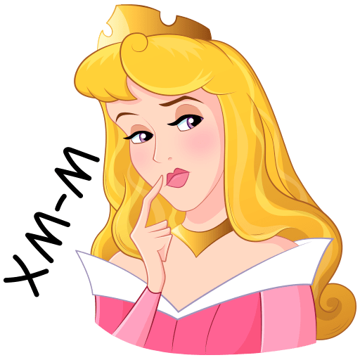 VK Sticker Princess Aurora #14