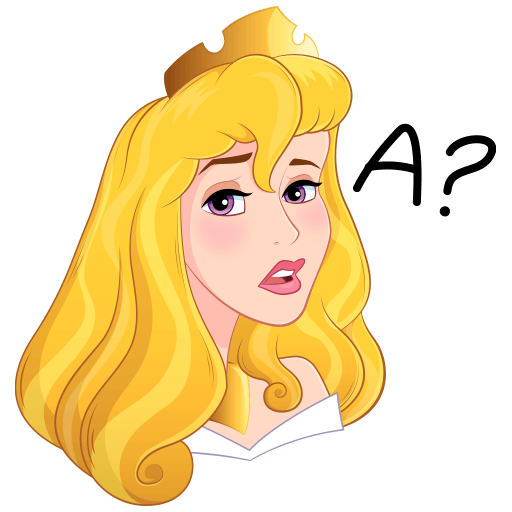 VK Sticker Princess Aurora #22