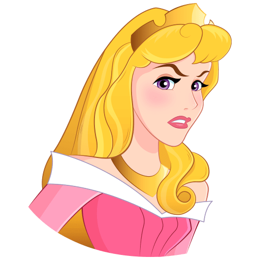 VK Sticker Princess Aurora #23