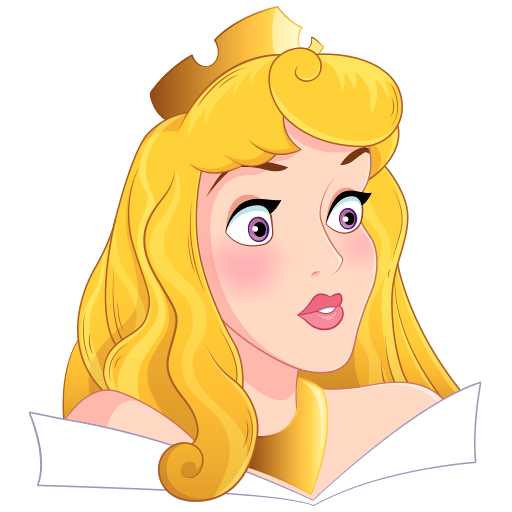 VK Sticker Princess Aurora #27