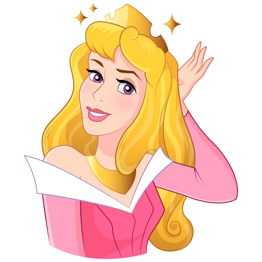 VK Sticker Princess Aurora #30