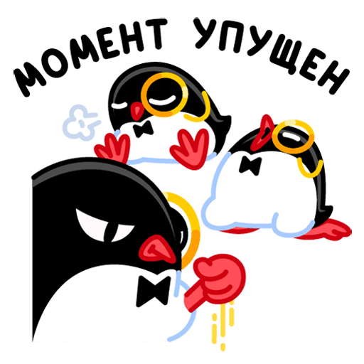 VK Sticker Proper Penguin #35