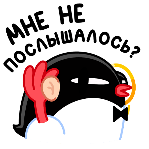 VK Sticker Proper Penguin #40