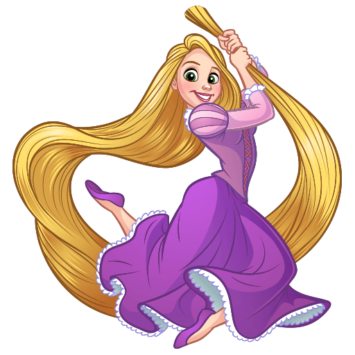 VK Sticker Rapunzel #16