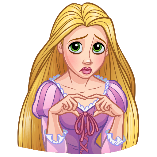 VK Sticker Rapunzel #20