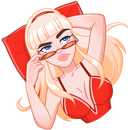 VK Sticker Relax with Catalina #11