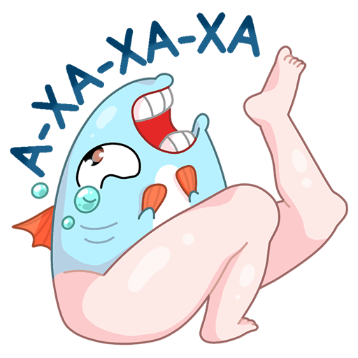 VK Sticker Reverse Mermaid #41