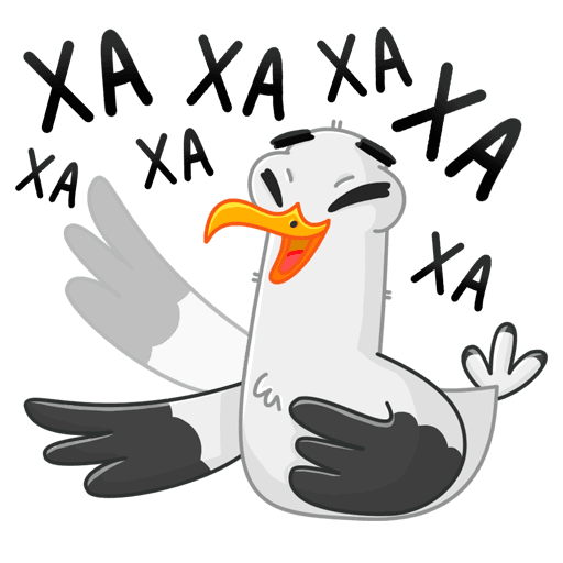 VK Sticker Seagull Sam #15