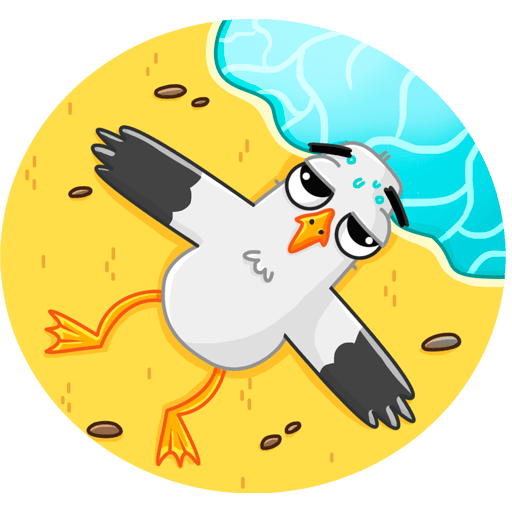 VK Sticker Seagull Sam #19