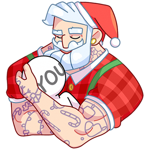 VK Sticker Santa #9