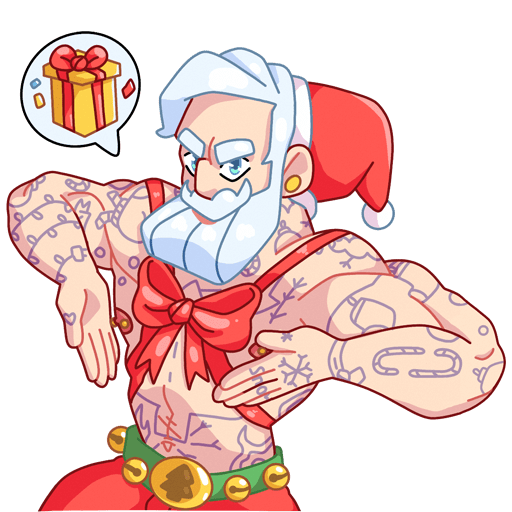 VK Sticker Santa #48