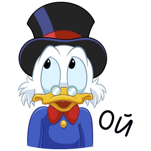 VK Sticker Scrooge McDuck #4