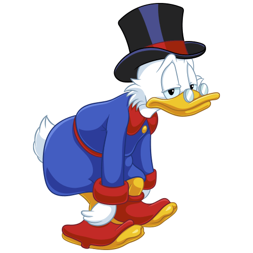 VK Sticker Scrooge McDuck #6
