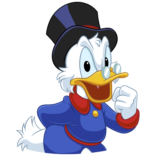 VK Sticker Scrooge McDuck #8