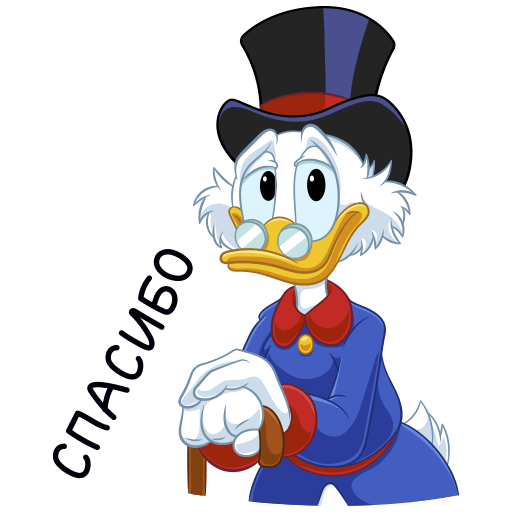 VK Sticker Scrooge McDuck #9
