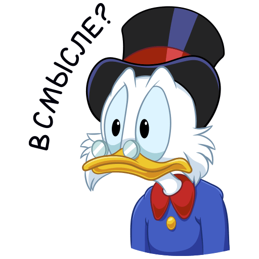 VK Sticker Scrooge McDuck #10