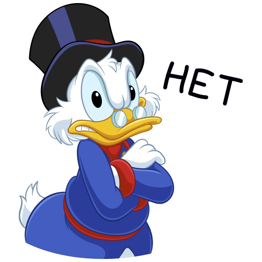 VK Sticker Scrooge McDuck #12