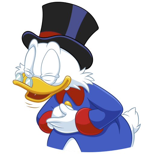 VK Sticker Scrooge McDuck #19