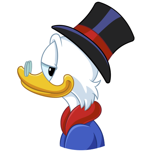 VK Sticker Scrooge McDuck #22