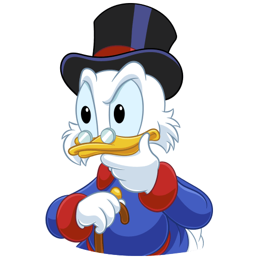 VK Sticker Scrooge McDuck #30
