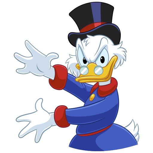 VK Sticker Scrooge McDuck #31