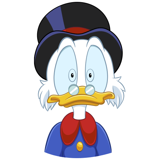 VK Sticker Scrooge McDuck #33