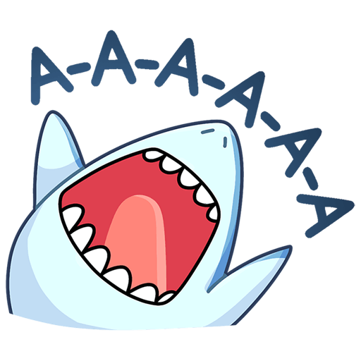 VK Sticker Sharky #37