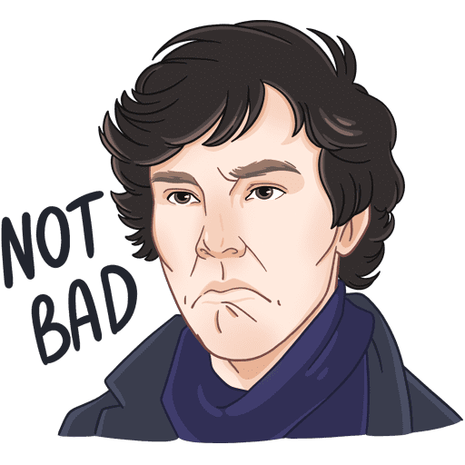 VK Sticker Sherlock #15